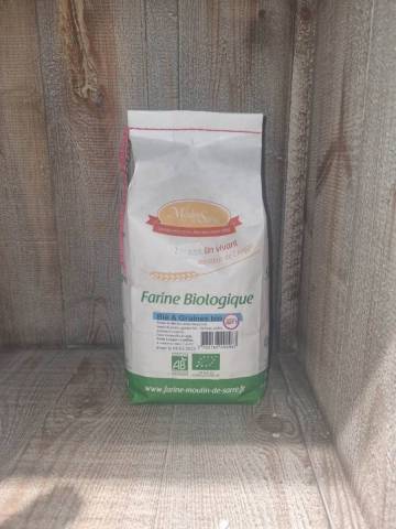 Farine Bio blé et graine 1kg