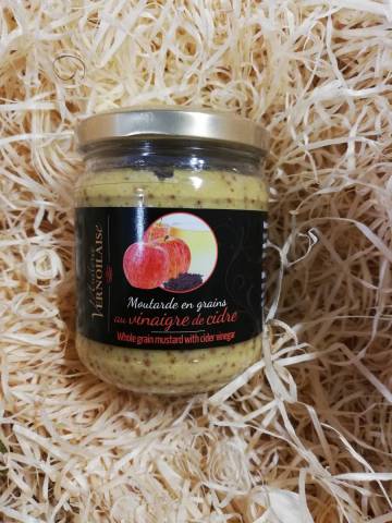 Moutarde ancienne au vinaigre de cidre 200g