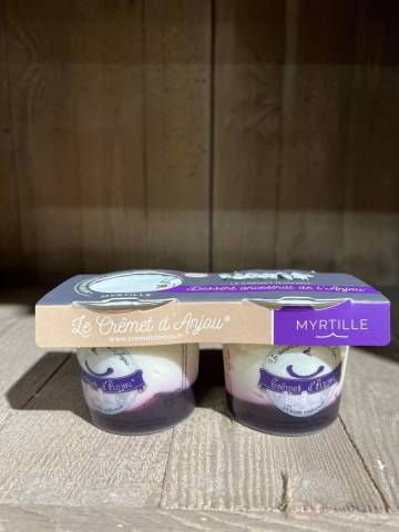Crémet d'Anjou myrtille x2