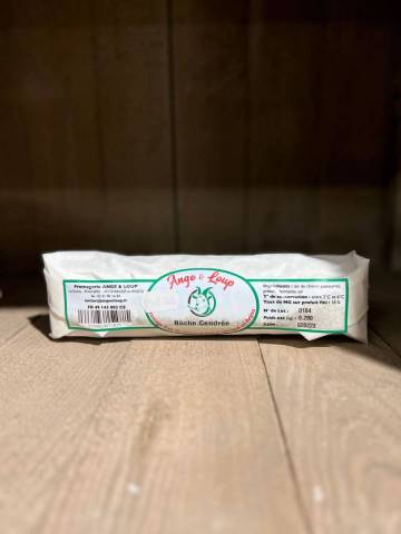 Fromage de chèvre : buche frais cendrée 280g