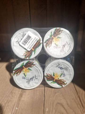 Yaourts aromatisés vanille 4x125gr