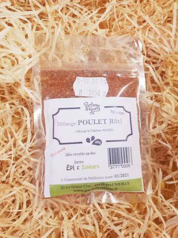 Mélange poulet rôti