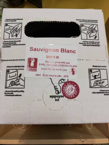 Sauvignon blanc Loizeau Clain 5L