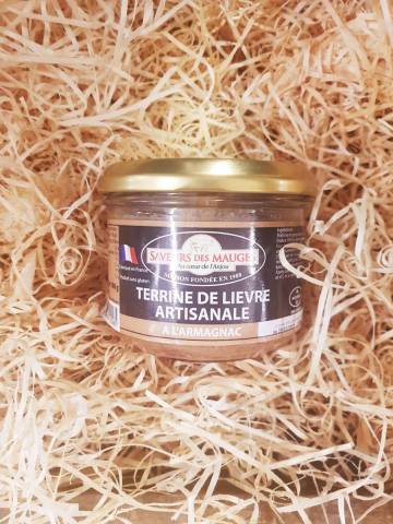 Terrine de lièvre artisanal à l'Armagnac