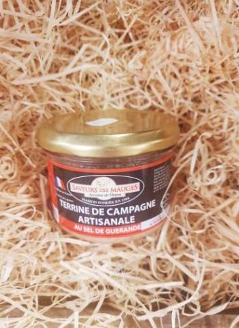 Terrine de campagne artisanal au sel de guérande