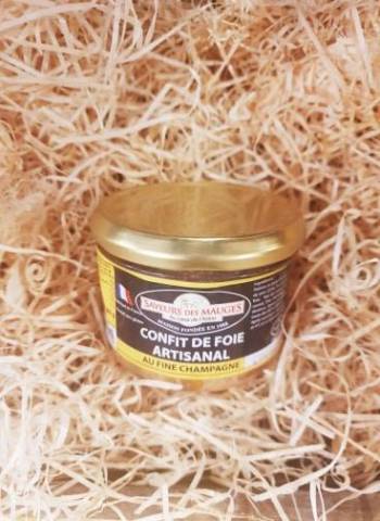 Confit de foie artisanal au fine champagne