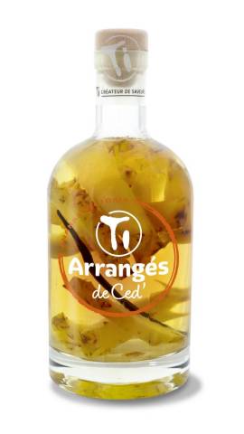   Boisson spiritueuse  base de rhum ananas Victoria 32 70 cl Ti Arrangs de Ced'