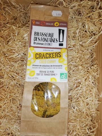 Crackers coco curry