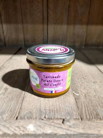 Tartinade patate douce ail confit