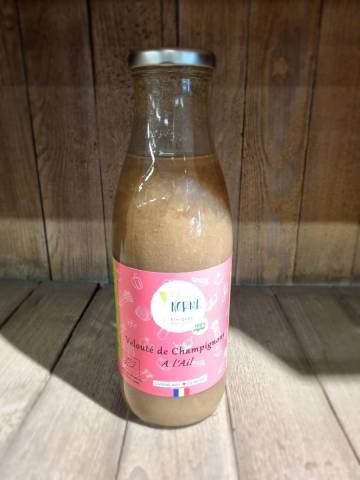 Velouté de champignons à l'ail