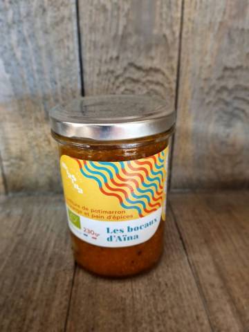 Confiture potimarron orange pain d'épices