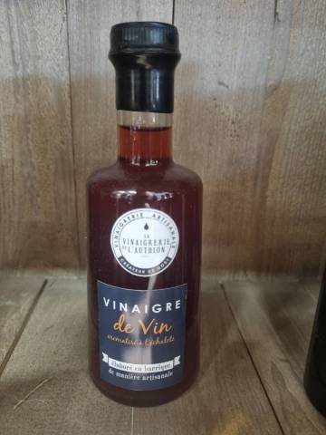 Vinaigre de vin aromatisé à l'échalote