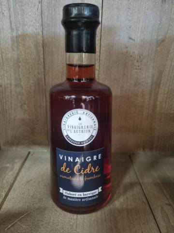 Vinaigre de cidre aromatisé à la framboise