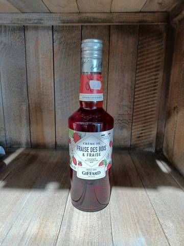 Crme de Fraise des bois et framboise 16 Giffard