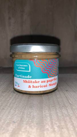 Shiitake au paprika et haricot-mungo