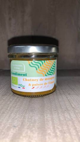 Chutney de mangue et poivre de timut