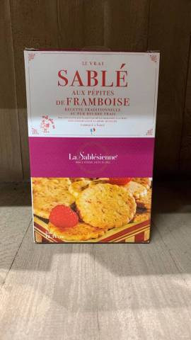 sablé aux pépites de framboise 350g