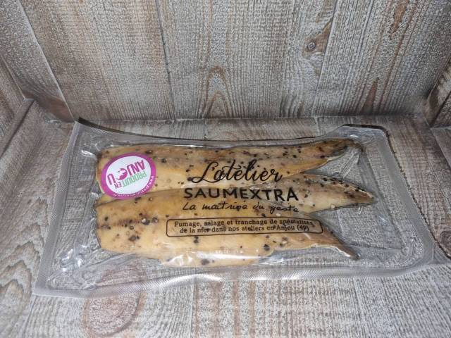 Filet de maquereau fumé poivre BIO Saumextra 170g